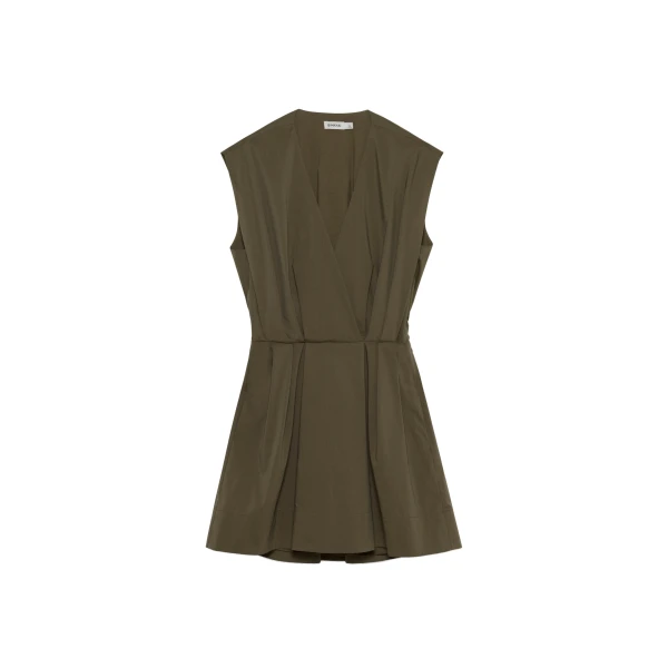 Sefi Cotton Mini Dress in Sea Turtle