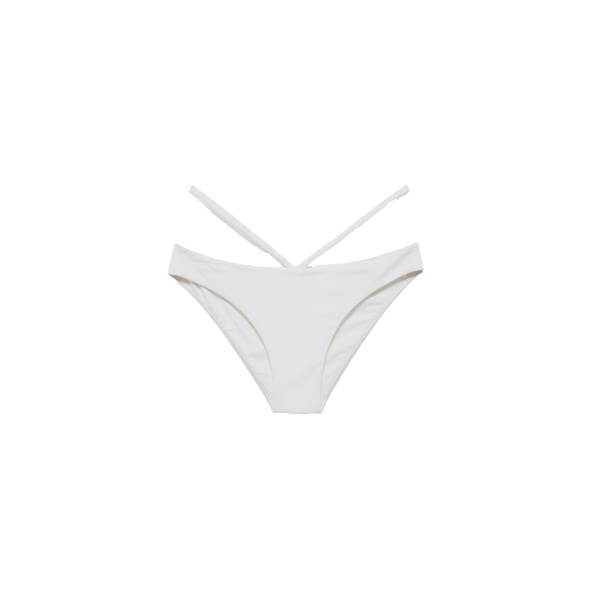 SIMKHAI Signature Emmalynn Bikini Bottom in White