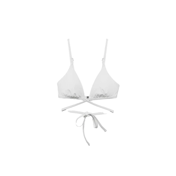 Signature Harlen Bikini Top in White