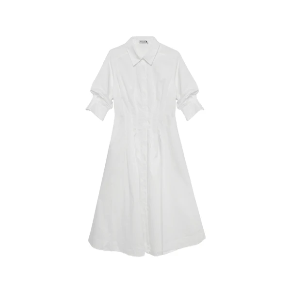 SIMKHAI Signature Jazz Dress in White