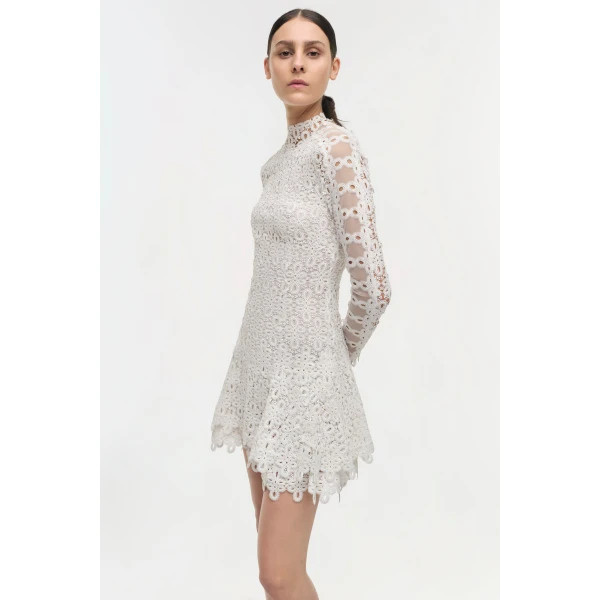 Signature Joy Dress in White - Image 5