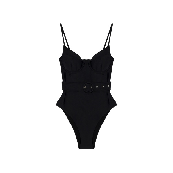 SIMKHAI Signature Noa Swimsuit in Black