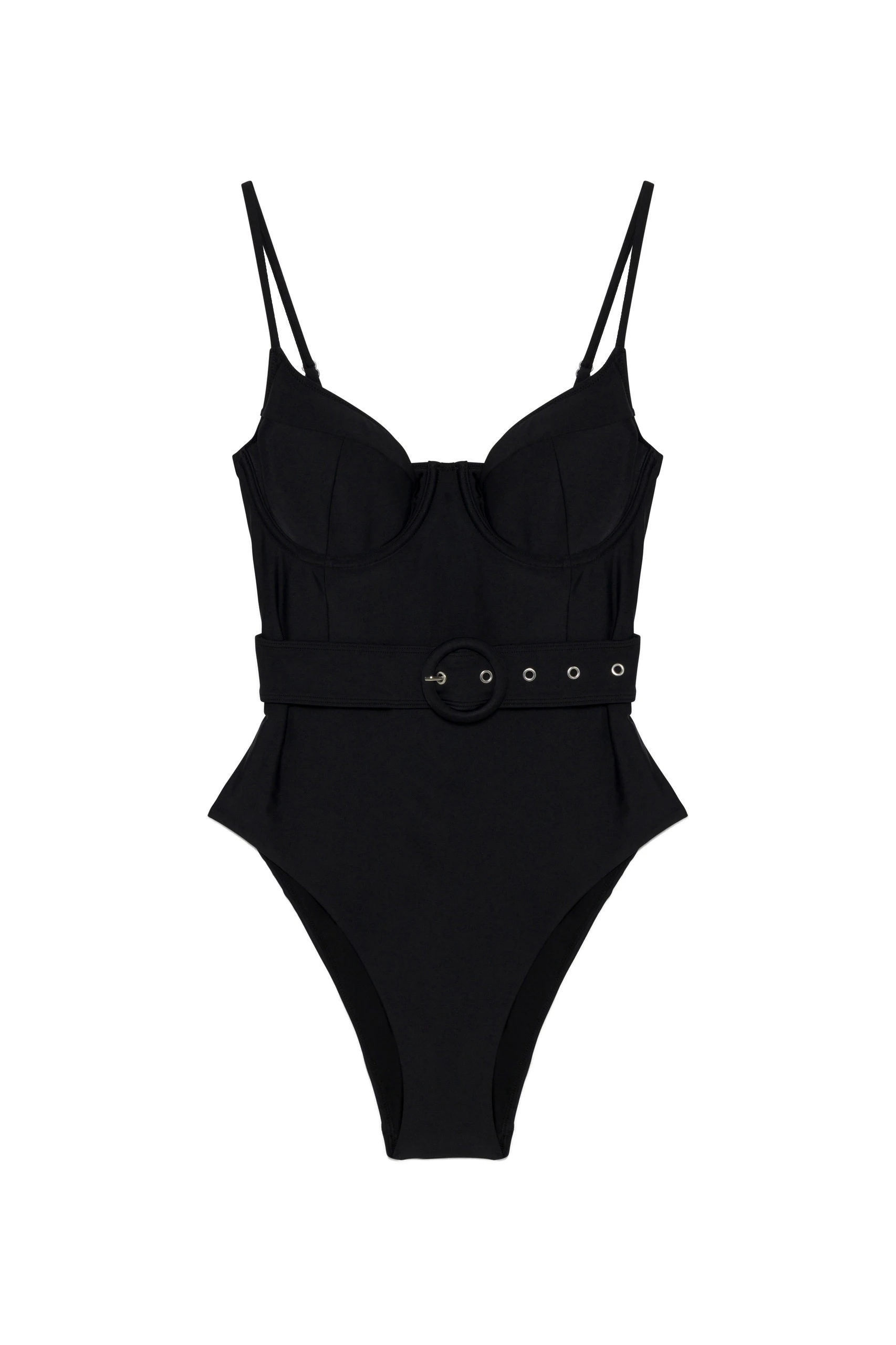 SIMKHAI Signature Noa Swimsuit in Black SIMKHAI Signature Noa Swimsuit in Black