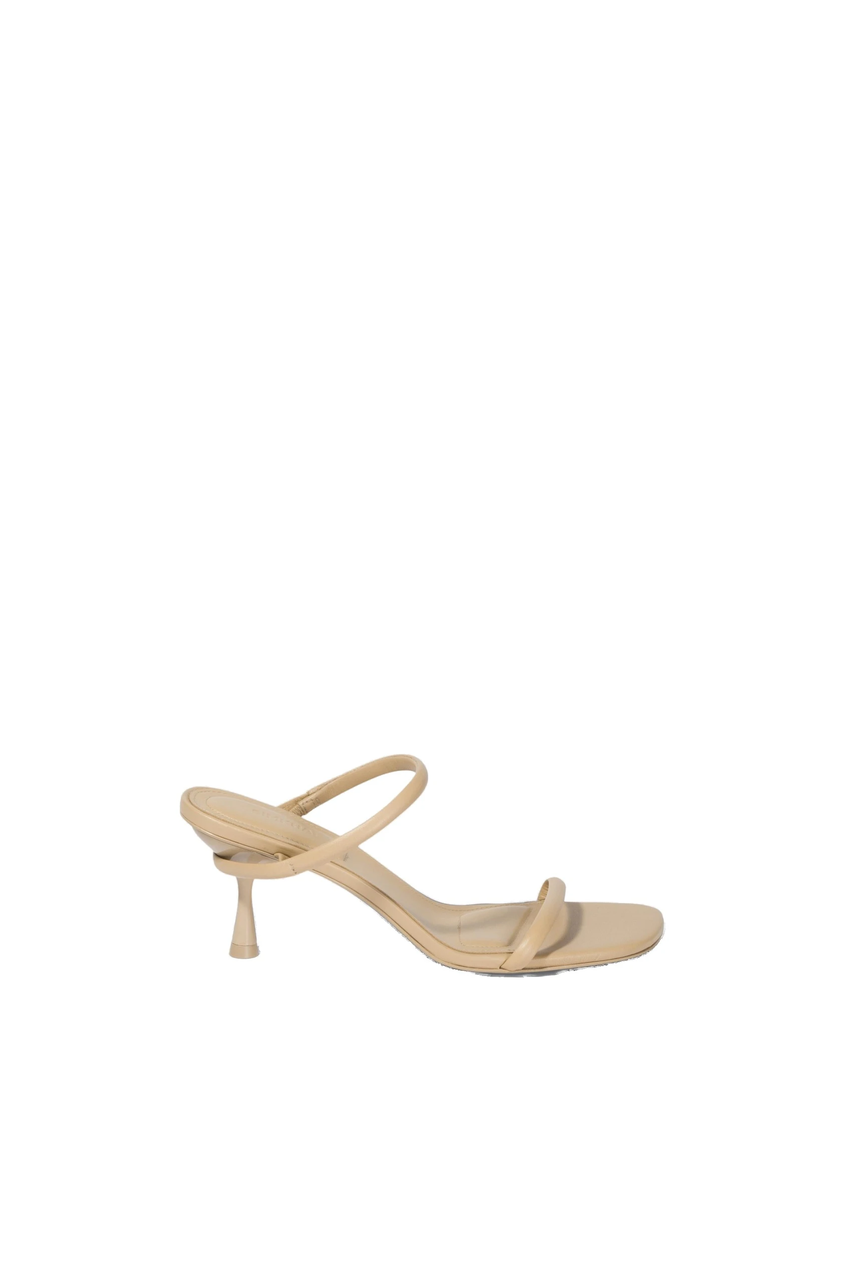 SIMKHAI Siren Low Heel Sandal in Camel SIMKHAI Siren Low Heel Sandal in Camel