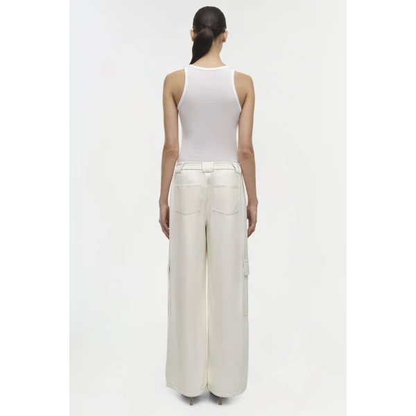 Sofia Pant in Ivory - Image 5