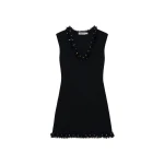 SIMKHAI Suki Compact Knit Mini Dress in Black