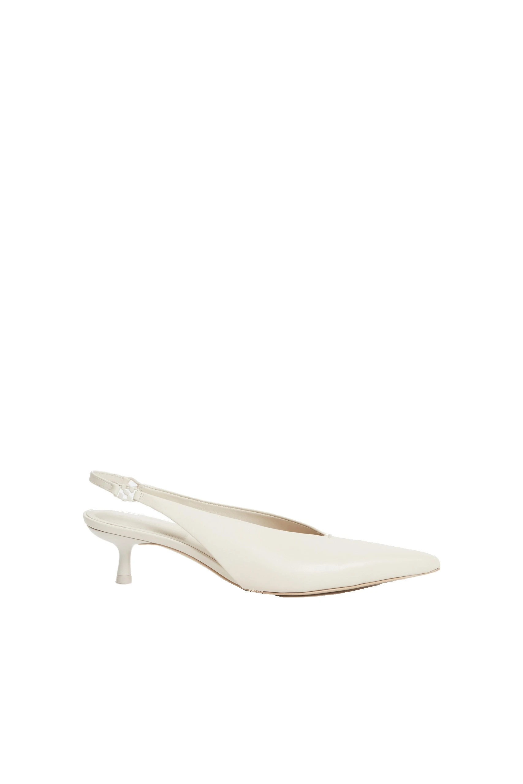 SIMKHAI Sylvie Slingback Kitten Heel in Sand SIMKHAI Sylvie Slingback Kitten Heel in Sand