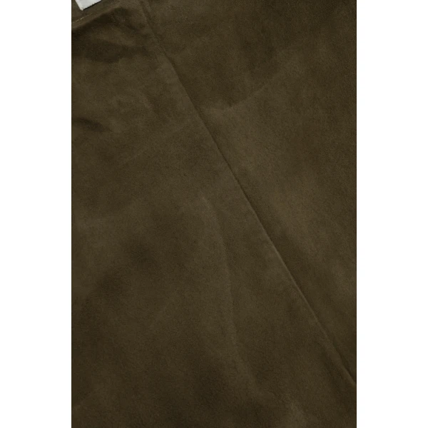 Veda Cropped Suede Pant in Sea Turtle - Image 5