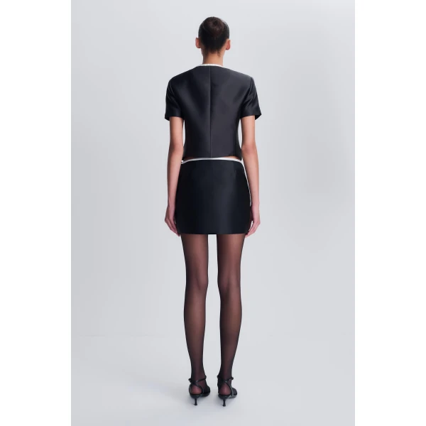 Viana Mini Skirt in Black Frost Multi - Image 5