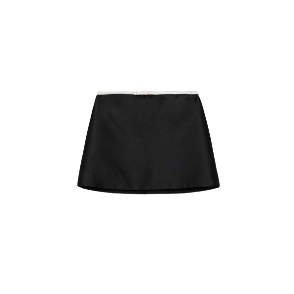 SIMKHAI Viana Mini Skirt in Black Frost Multi