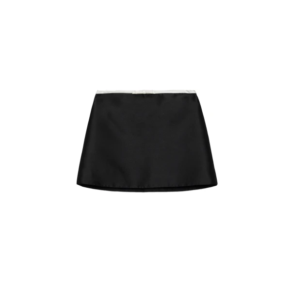 Viana Mini Skirt in Black Frost Multi