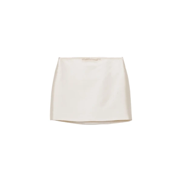 Viana Mini Skirt in Ivory