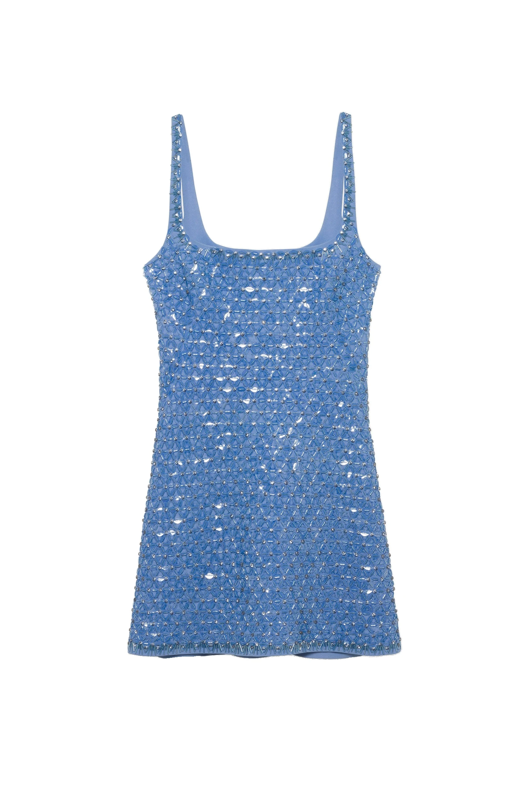 SIMKHAI Ziva Embellished Mini Dress in Periwinkle SIMKHAI Ziva Embellished Mini Dress in Periwinkle