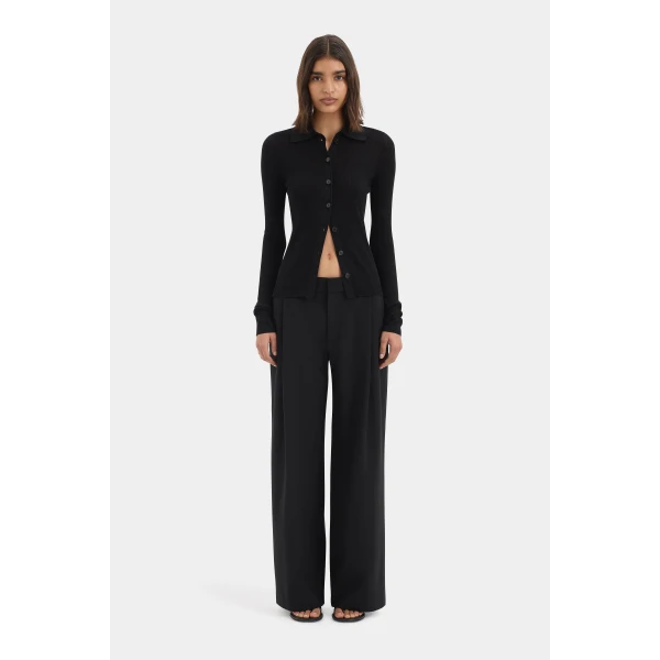 SIR the Label Aela Cardigan in Black | Cardigan | Luxury Shoes 