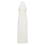 SIR the Label Alessandra Midi Dress in Ivory | Midi Dresses | Luxury Shoes 