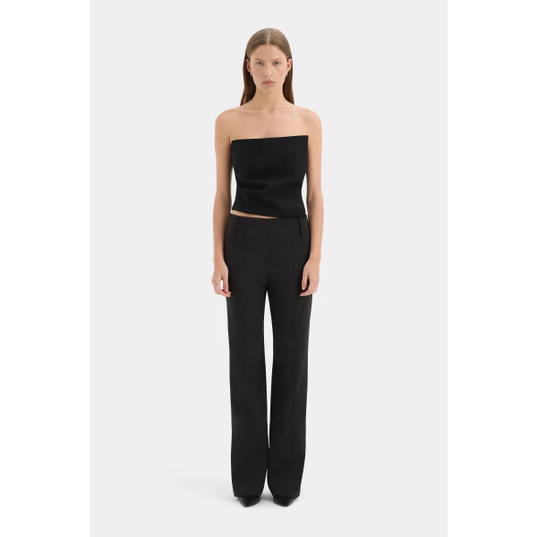 SIR the Label Alizee Slim Trouser in Black | Tailored pants | Luxury Shoes 