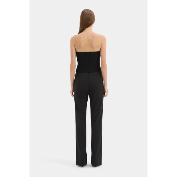 SIR the Label Alizee Slim Trouser in Black | Tailored pants | Luxury Shoes 