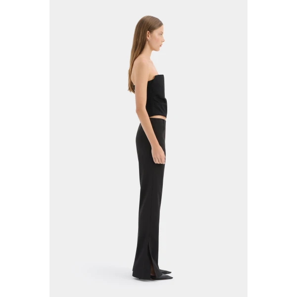 SIR the Label Alizee Slim Trouser in Black | Tailored pants | Luxury Shoes 