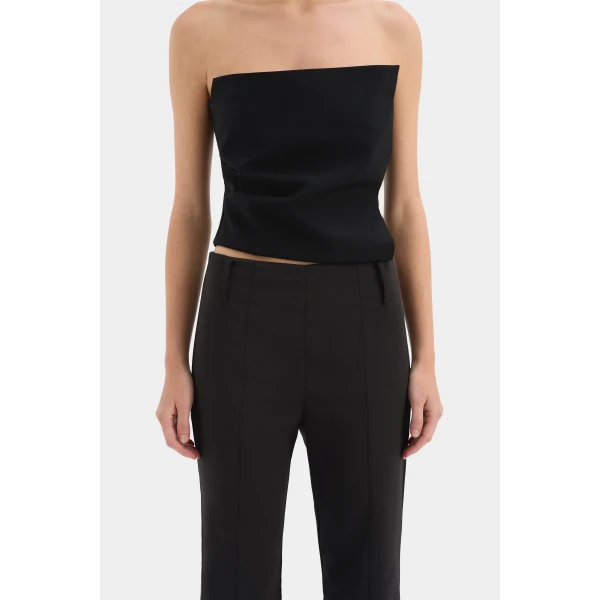 SIR the Label Alizee Slim Trouser in Black | Tailored pants | Luxury Shoes 