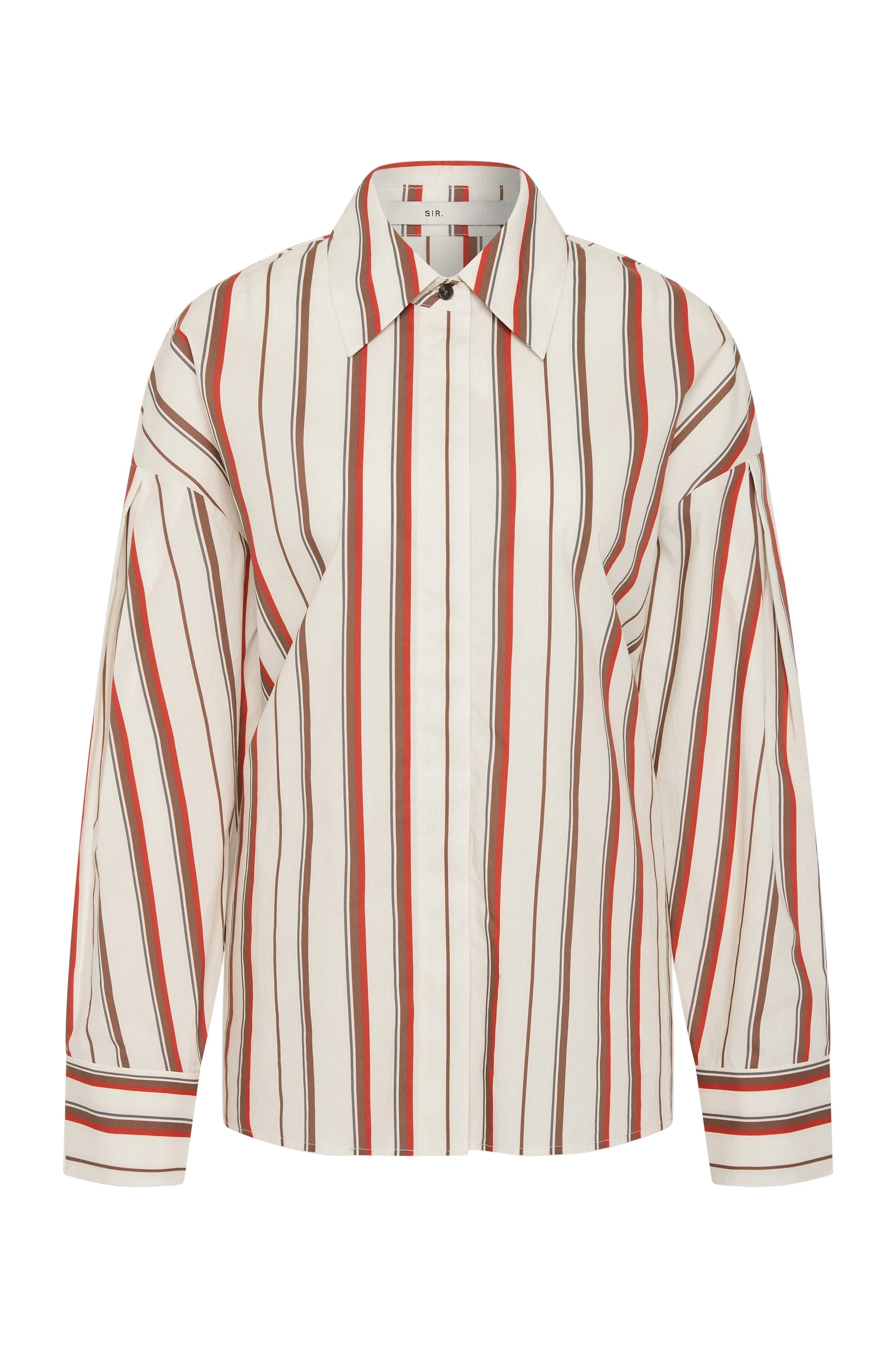 SIR the Label Alva Long Sleeve Shirt in Laila Stripe SIR the Label Alva Long Sleeve Shirt in Laila Stripe | Shirts | Luxury Shoes