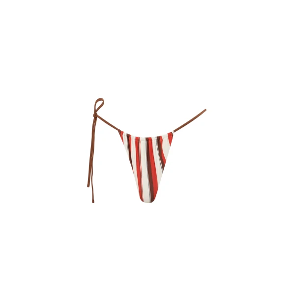 SIR the Label Alva String Brief in Laila Stripe | Bikini | Luxury Shoes 
