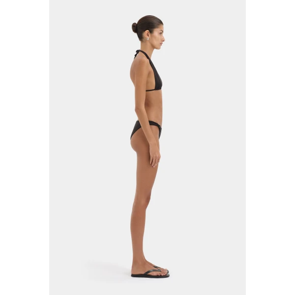 SIR the Label Amado Beaded Brief in Black | Bikini | Luxury Shoes 