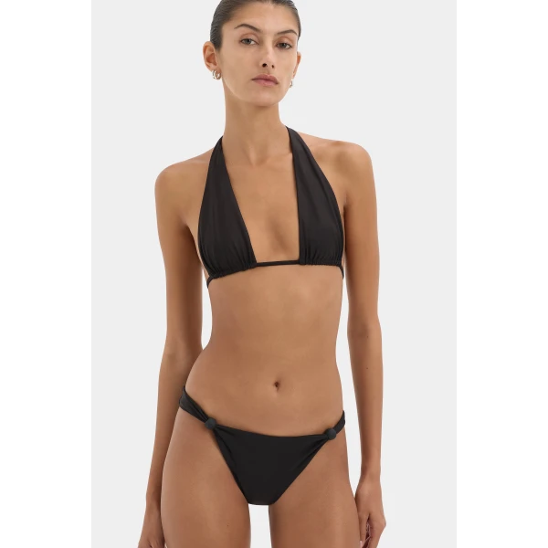 SIR the Label Amado Beaded Brief in Black | Bikini | Luxury Shoes 