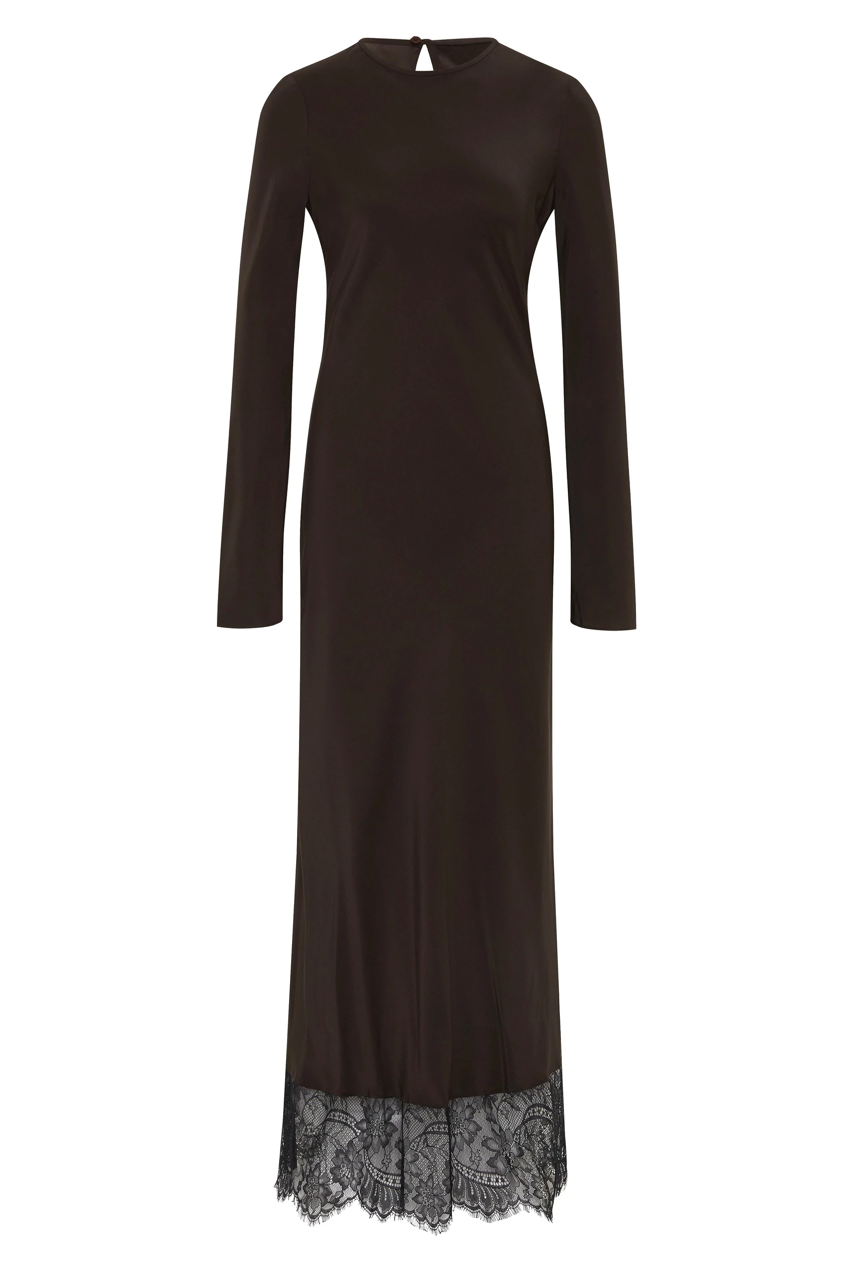 SIR the Label Aries Long Sleeve Gown in Bitter Chocolate SIR the Label Aries Long Sleeve Gown in Bitter Chocolate | Evening Gowns | Luxury Shoes