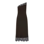 SIR the Label Aries One Shoulder Dress in Bitter Chocolate SIR the Label Aries One Shoulder Dress in Bitter Chocolate | Maxi Dresses | Luxury Shoes