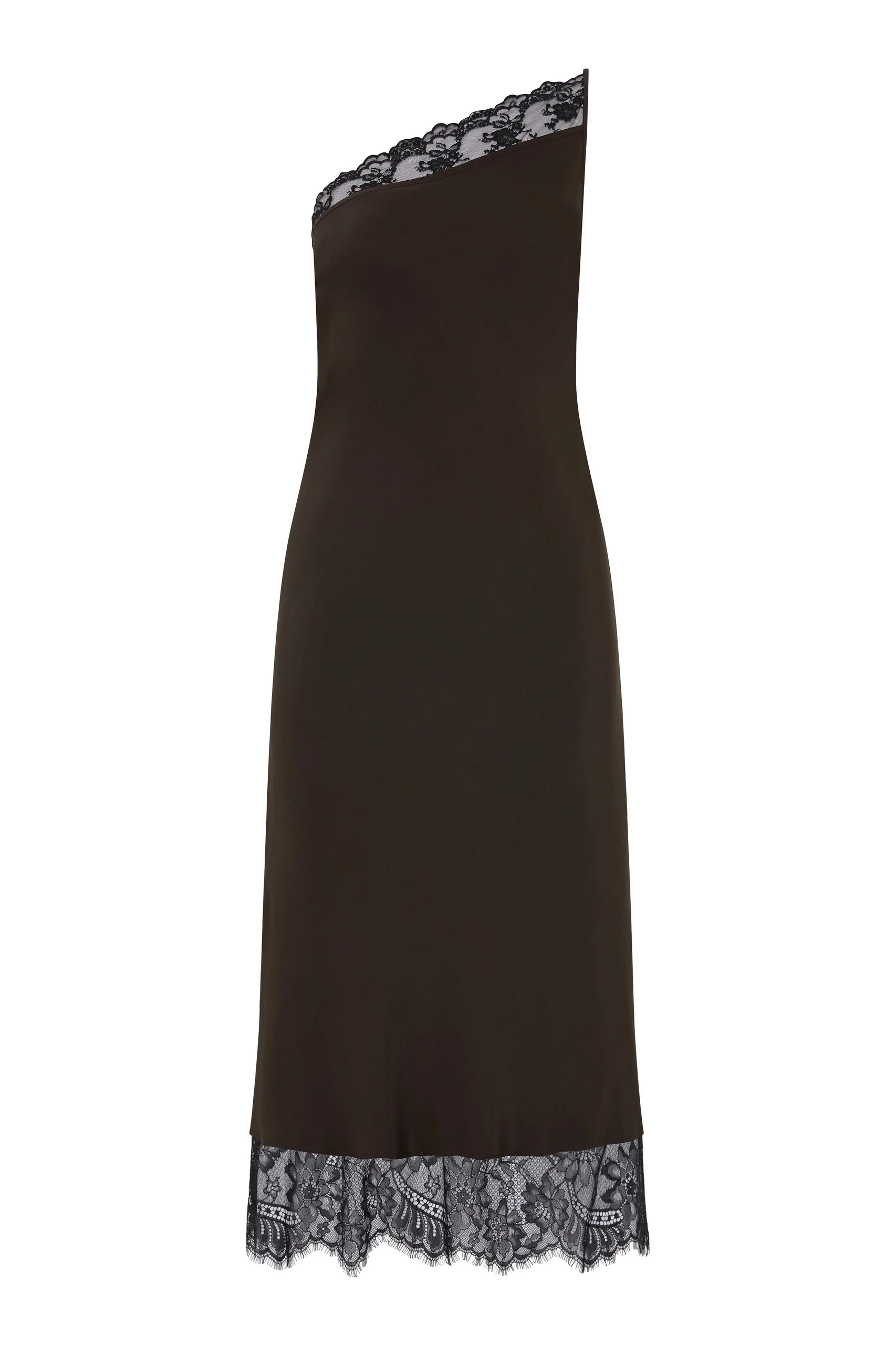 SIR the Label Aries One Shoulder Dress in Bitter Chocolate SIR the Label Aries One Shoulder Dress in Bitter Chocolate | Maxi Dresses | Luxury Shoes