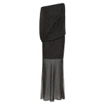 SIR the Label Arisa Maxi Dress in Polka Dot Nero | Maxi Dresses | Luxury Shoes 