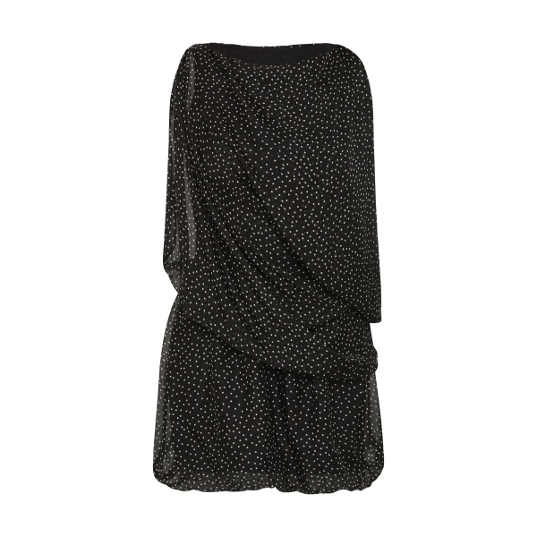 SIR the Label Arisa Mini Dress in Polka Dot Nero | Mini Dresses | Luxury Shoes 