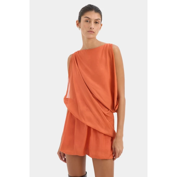 SIR the Label Arisa Mini Dress in Watermelon | Mini Dresses | Luxury Shoes 