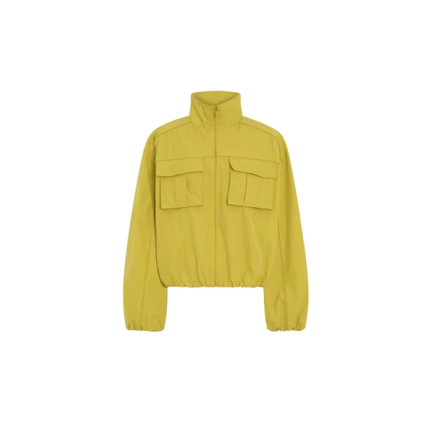 Arla Bomber Jacket in Chartreuse
