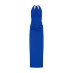 SIR the Label Arla Halter Gown in Cobalt | Evening Gowns | Luxury Shoes 
