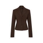 SIR the Label Astrine Tailored Blazer in Coffee | Blazers | Luxury Shoes 