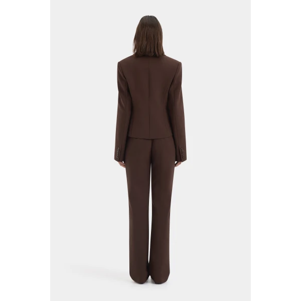 SIR the Label Astrine Tailored Blazer in Coffee | Blazers | Luxury Shoes 