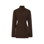 SIR the Label Astrine Tailored Mini Dress in Coffee | Mini Dresses | Luxury Shoes 