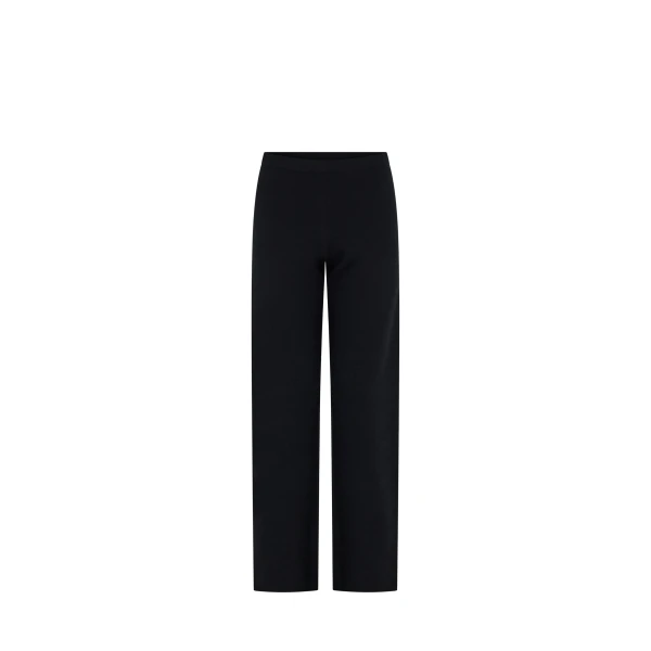 Ayana Knit Flared Pant in Black