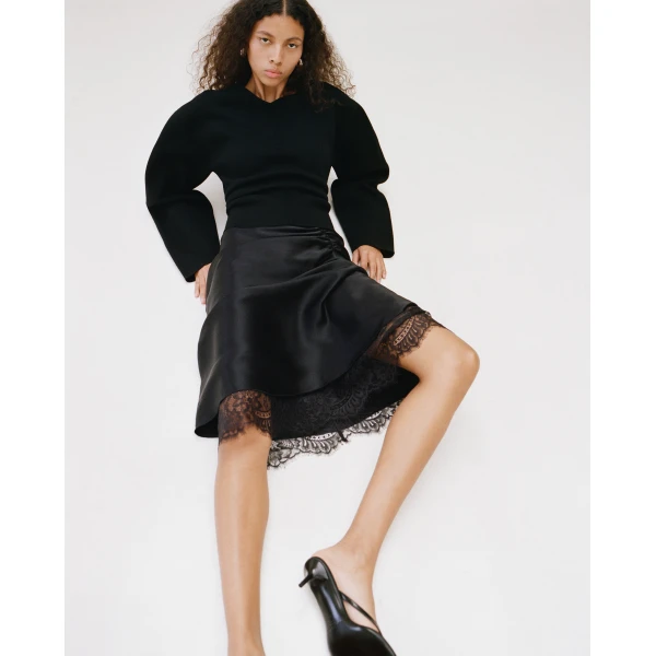 SIR the Label Ayana Sweater in Black | Sweaters | Luxury Shoes 
