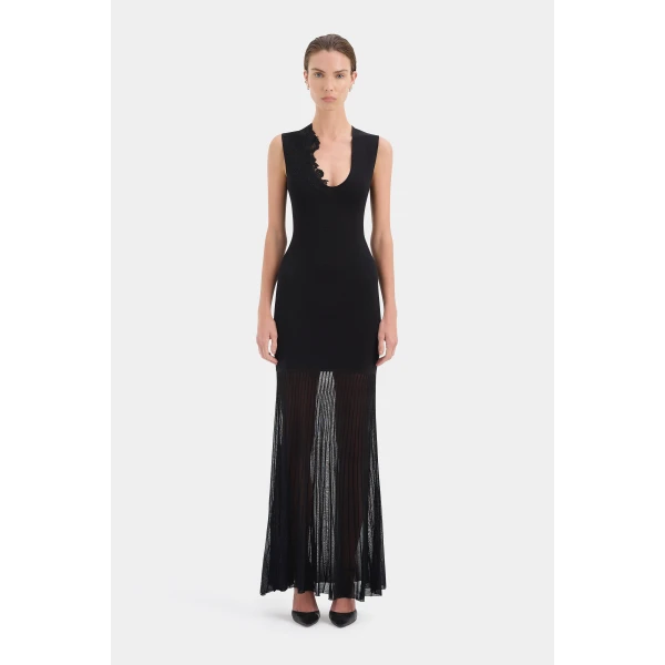 SIR the Label Aylu Maxi Dress in Black | Maxi Dresses | Luxury Shoes 
