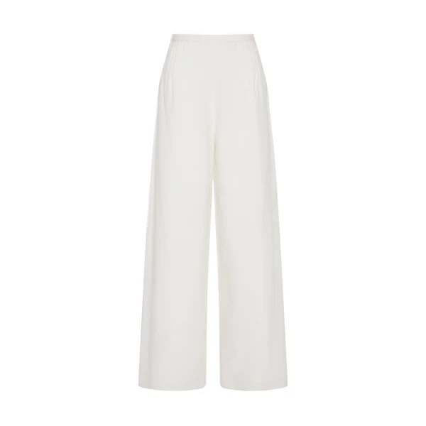 SIR the Label Beatrice Pintuck Pant in Ivory | Pants | Luxury Shoes 