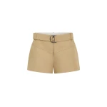 SIR the Label Bronte Belted Mini Short in Beige | Shorts | Luxury Shoes 