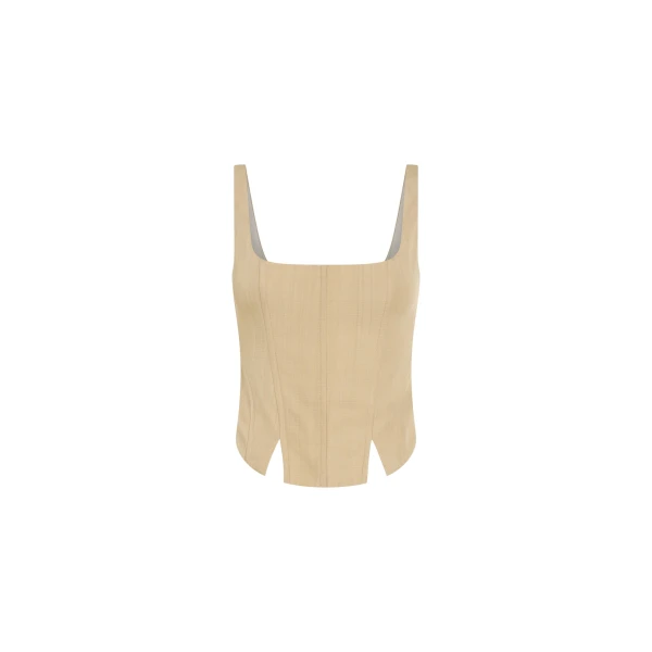 Bronte Fitted Bodice in Beige