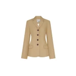 SIR the Label Bronte Open Back Blazer in Beige | Blazers | Luxury Shoes 