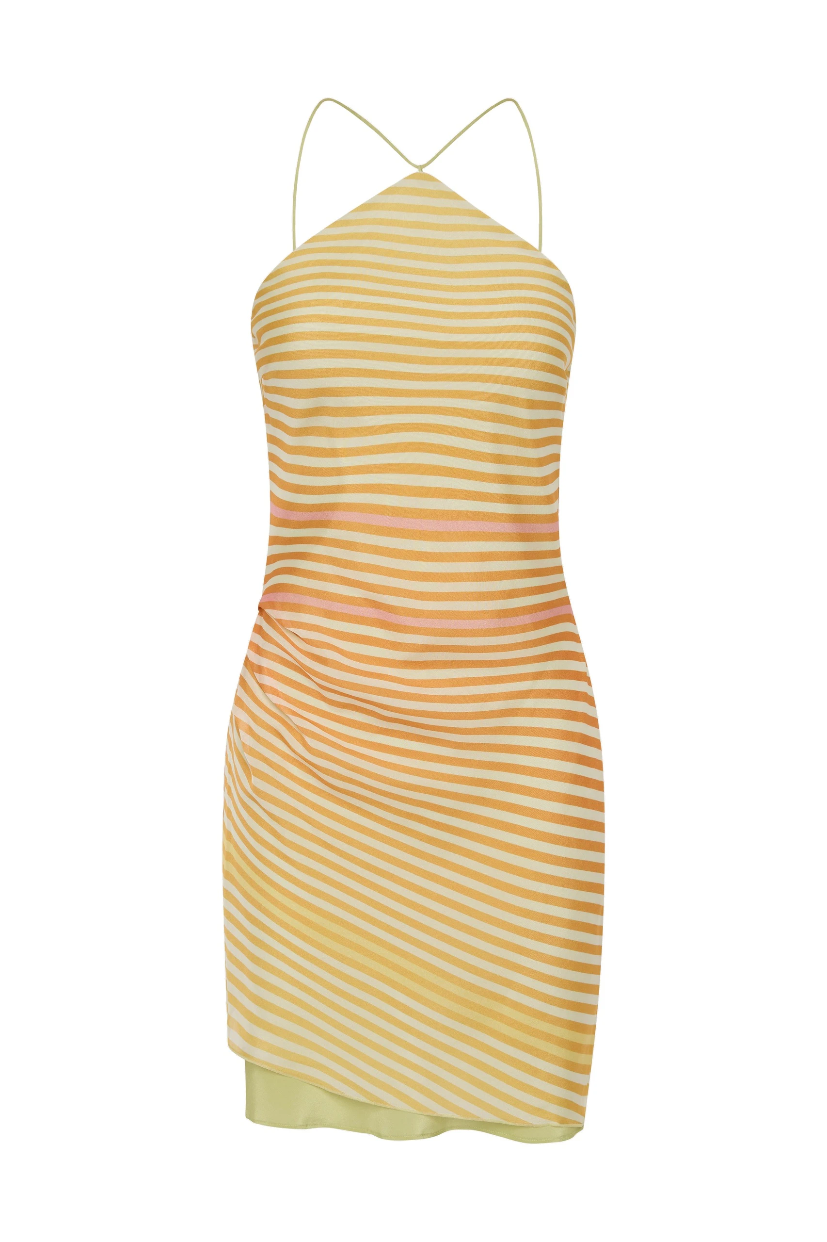 SIR the Label Calypso Layered Mini Dress in Sorbet Stripe SIR the Label Calypso Layered Mini Dress in Sorbet Stripe | Mini Dresses | Luxury Shoes
