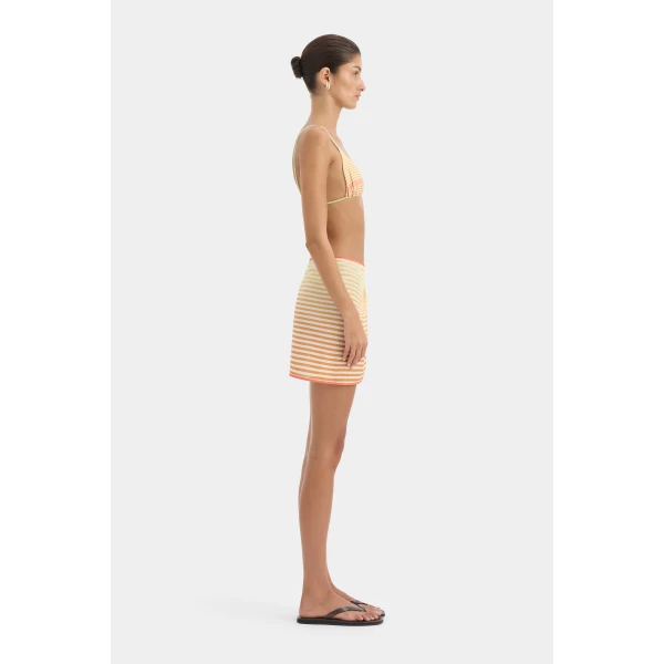 SIR the Label Calypso Sarong in Sorbet Stripe | Beachwear | Luxury Shoes 