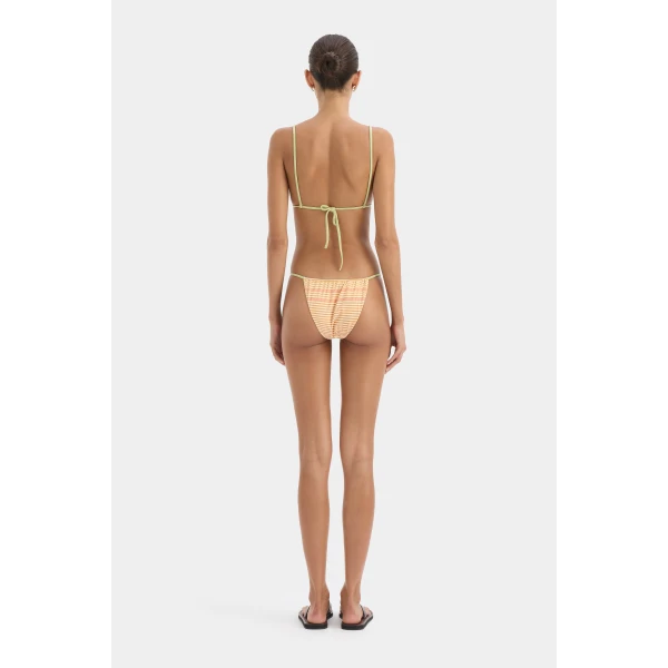 SIR the Label Calypso String Brief in Sorbet Stripe | Bikini | Luxury Shoes 