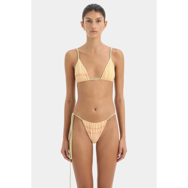 SIR the Label Calypso String Brief in Sorbet Stripe | Bikini | Luxury Shoes 