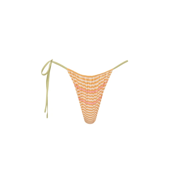 SIR the Label Calypso String Brief in Sorbet Stripe | Bikini | Luxury Shoes 